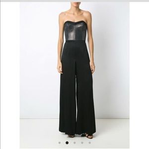 Tufi Duek Designer Bandeau Glitter Jumpsuit